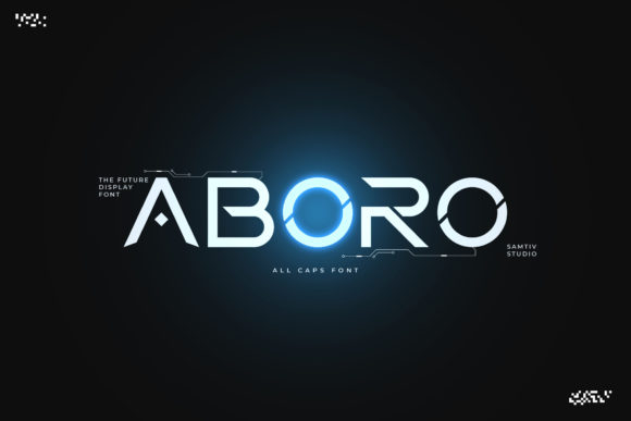 Aboro: The Futuristic Display Font for High-Impact Campaigns