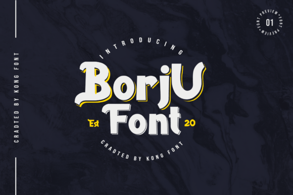 Borju: The Modern Playful Display Font for Scroll-Stopping Campaigns