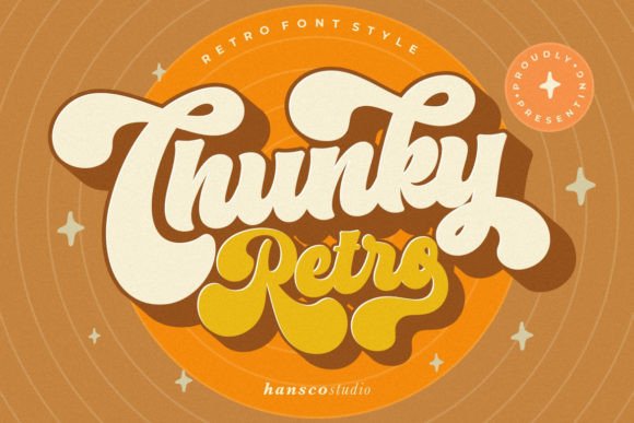 Chunky Retro: The Modern Display Font for Editorial Design