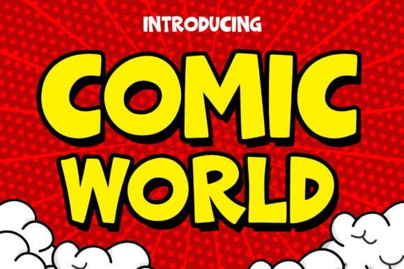 Comic World: The Ultimate Vintage Display Font for Bold Projects