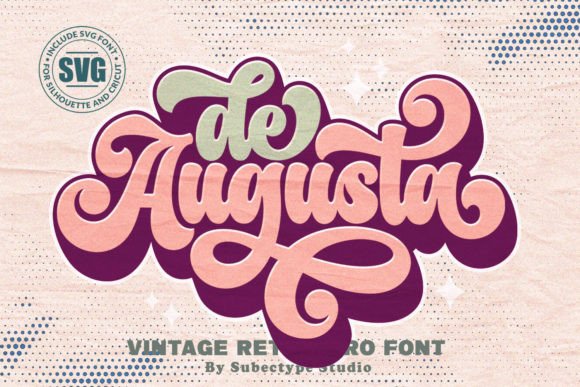 De Augusta: A Vintage Retro Font for Bold Editorial Design