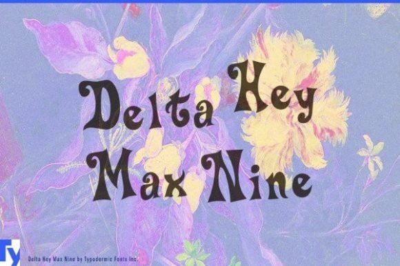 Delta Hey Max Nine: The Retro Curly Typeface for Playful Digital Brands