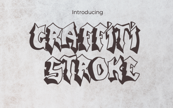 Graffiti Stroke: A Bold Typeface for Modern Editorial Design