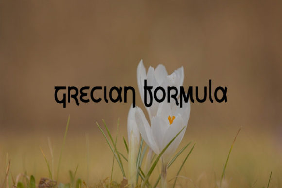 Grecian Formula: A Premium Display Typeface for Modern Web Design