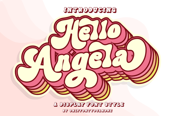 Hello Angela: The Perfect Display Font for Small Business Branding