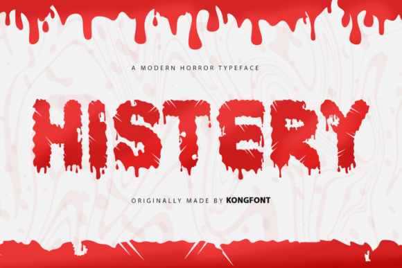Histery: A Modern Script Typeface for Editorial Design