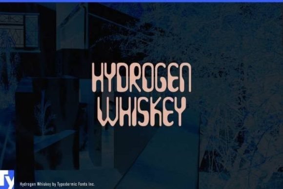 Hydrogen Whiskey: The Retro Techno Typeface for Scroll-Stopping Campaigns