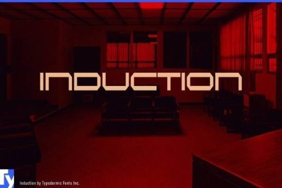 Induction: The Modern Display Typeface for Bold Business Branding