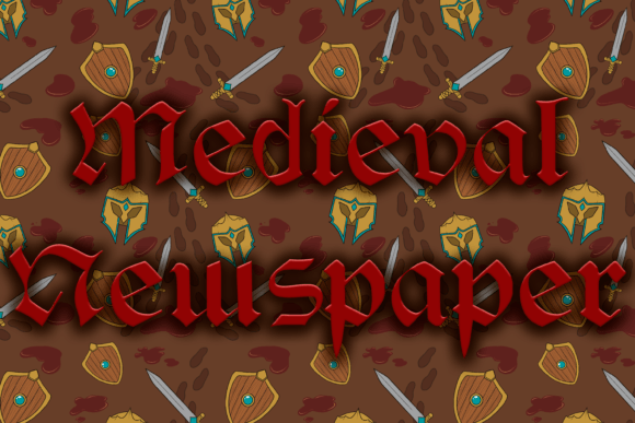 Medieval Newspaper: A Premium Display Font for Historical Branding