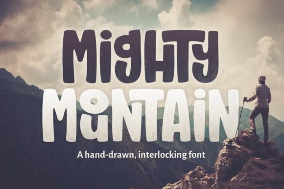 Mighty Mountain: The Ultimate Display Font for Bold Projects