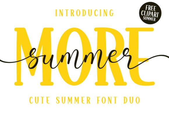 More Summer Duo: The Perfect Typeface for Your Brand
