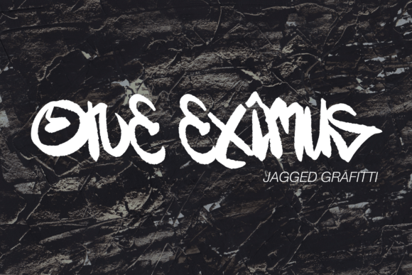 One Eximus: The Graffiti Display Font for Bold Branding Projects