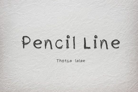 Pencil Line: A Whimsical Display Typeface for Editorial Design