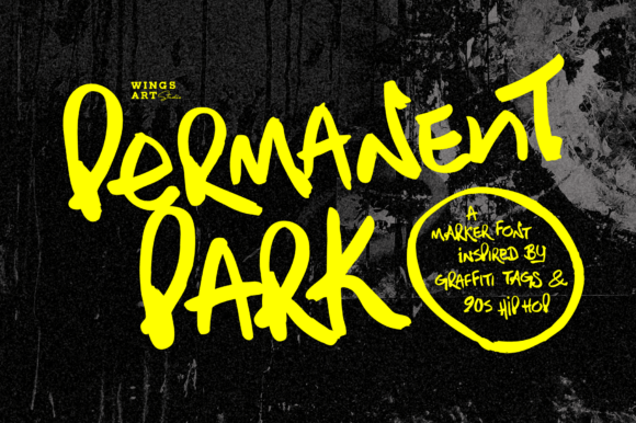 Permanent Park: A Hand-Drawn Marker Pen Font for Bold Branding