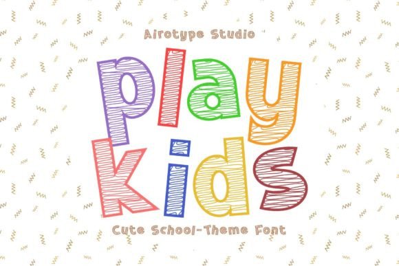 Play Kids: The Bouncy Display Font for Handmade Children's Products