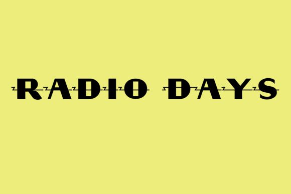 Radio Days: The Bold Retro Display Font for Modern Branding