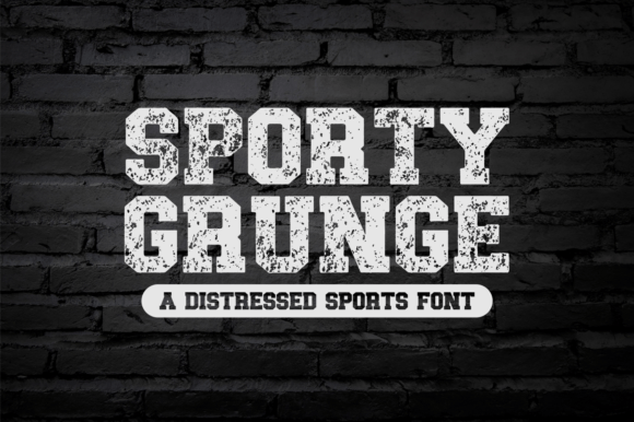 Sporty Grunge: The Ultimate Display Typeface for Bold Branding