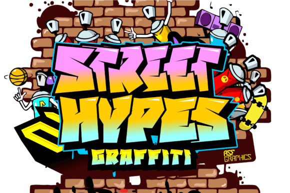 Street Hypes Graffiti: The Ultimate Display Font for Urban Branding