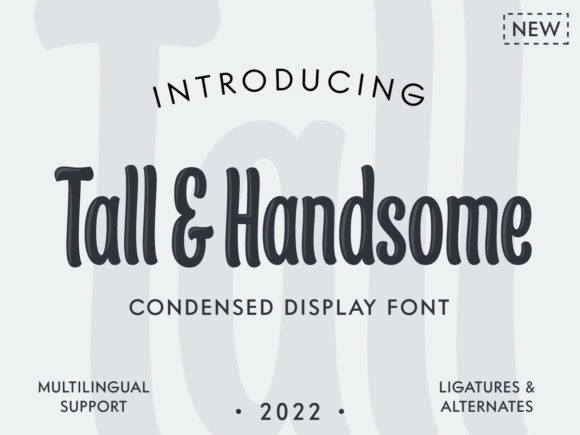 Tall Handsome: The Condensed Display Typeface for High-Impact Campaigns